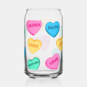 愛の言葉に満ちたイエス様ハート ガラス缶 (右)