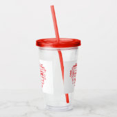 愛の言葉 アクリルタンブラー (左)