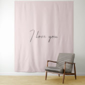 愛の言葉 ウェディング バレンタインデー ブッシュピンク タペストリー (インサイチュ)