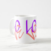 愛の言葉 コーヒーマグカップ (正面左)