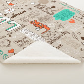 愛の言葉 シェルパブランケット (3/4)