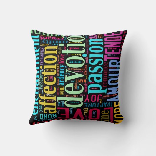 愛の言葉#3 クッション (裏面)