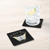 愛の記念写真 スクエアペーパーコースター (インサイチュ)