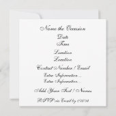 愛の記念日招待状 セーブザデート (裏面)