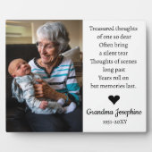 愛の記憶に捧ぐ - 写真付きメモリアル フォトプラーク (正面)