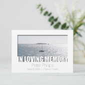 愛の記憶のテンプレート4お祝い 招待状 (スタンド正面)