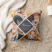 愛の記憶の中でモダンの数々の写真テンプレート クッション (ブランケット)