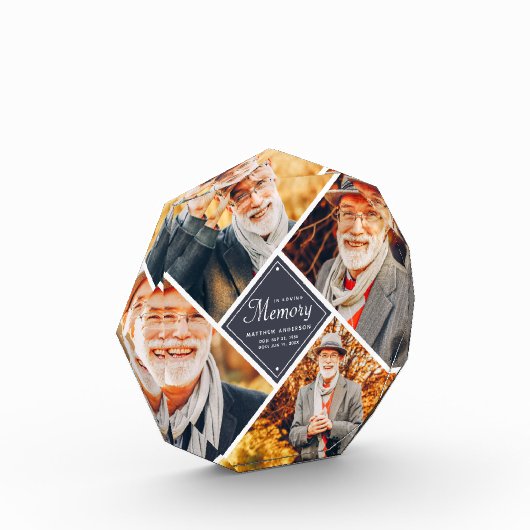 愛の記憶の中でモダンの数々の写真テンプレート フォトブロック (左)