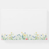 愛の記憶の中で美しい、野生の花"葬儀 ゲストブック (裏面)