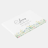 愛の記憶の中で美しい、野生の花"葬儀 ゲストブック (コーナー)