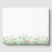 愛の記憶の中で美しい、野生の花"葬儀 ゲストブック (裏面)