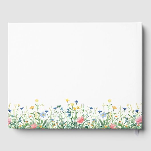 愛の記憶の中で美しい、野生の花"葬儀 ゲストブック (裏面)