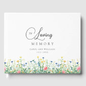 愛の記憶の中で美しい、野生の花"葬儀 ゲストブック (正面)