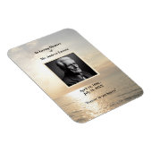 愛の記憶の中で葬儀メモリアル写真マグネット マグネット (右側)