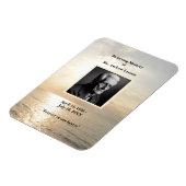 愛の記憶の中で葬儀メモリアル写真マグネット マグネット (左側)