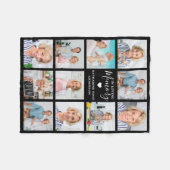 愛の記憶の中で11写真パーソナライズされたメモリアル フリースブランケット (正面(横))