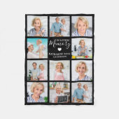 愛の記憶の中で11写真パーソナライズされたメモリアル フリースブランケット (正面)