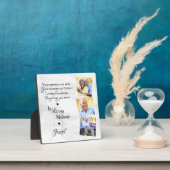 愛の記憶の中パーソナライズされたで3写真記念 フォトプラーク (インサイチュ)