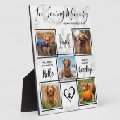 愛の記憶の中ユニークで5 Photo Pet Memorial フォトプラーク (側面)