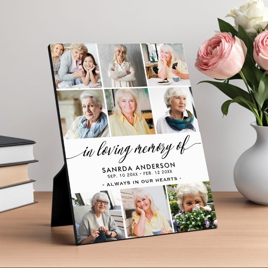 愛の記憶の写真コラージュ フォトプラーク