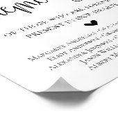 愛の記憶 ウェディングサイン ポスター (角)