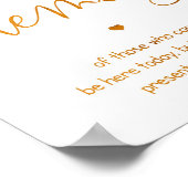 愛の記憶 ウェディングサイン 8x10 ポスター (角)