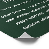 愛の記憶 グリーンネリー ユーカリ ウェディング サイン (角)