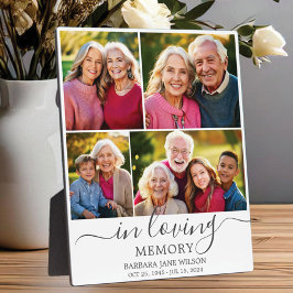 愛の記憶 フォト コラージュ 追悼記念品 フォトプラーク