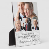 愛の記憶 メモリアル フォト マーブル フォトプラーク (側面)