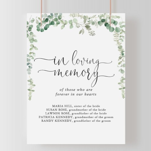 愛の記憶 ユーカリ シグネチャー ポスター