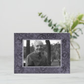 『愛の記憶』死亡届の写真 招待状 (スタンド正面)