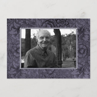 『愛の記憶』死亡届の写真 招待状