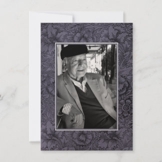 『愛の記憶』死亡届の写真 招待状