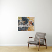 愛の記憶 現代のエレガントな写真記念 タペストリー (インサイチュ(横))