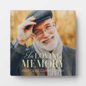 愛の記憶 現代のエレガントな写真記念 フォトプラーク (正面)