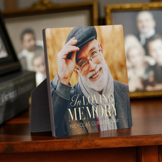 愛の記憶 現代のエレガントな写真記念 フォトプラーク