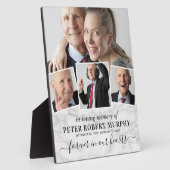 愛の記憶 追悼写真大理石 フォトプラーク (側面)