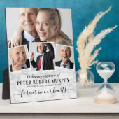 愛の記憶 追悼写真大理石 フォトプラーク (側面)
