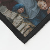 『愛の記憶』 24枚の写真のクロス・ウィングズ フリースブランケット (角)