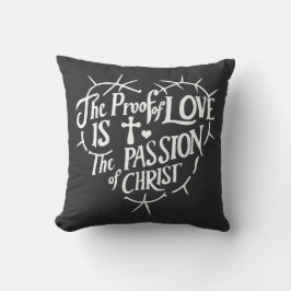 愛の証しはキリストの情熱 クッション