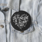 愛の証しはキリストの情熱 缶バッジ (インサイチュ)