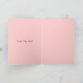 「愛の証」バレンタインデー シーズンカード (内部)