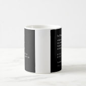 愛の詩のコーヒー茶のマグカップを見ているか コーヒーマグカップ (中央)