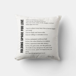 愛の詩の宇宙を保持 クッション