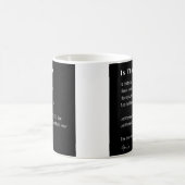 愛の詩コーヒーティーマグセラミックを見ているか コーヒーマグカップ (中央)