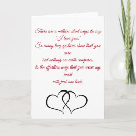 愛の詩バレンタインデー/特別な機会カード シーズンカード