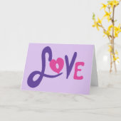 愛の詩 カード (黄色い花)