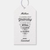 愛の詩 ギフトタグ (正面)