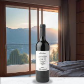 愛の詩 ワインラベル