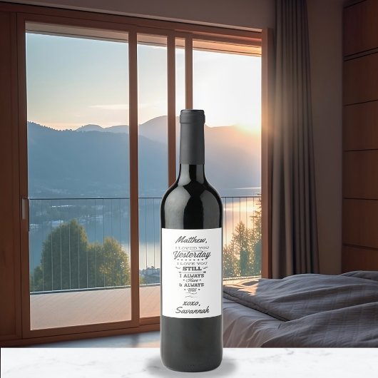 愛の詩 ワインラベル